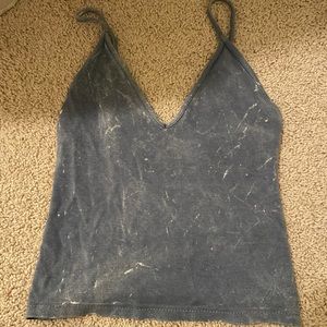 blue brandy melville tank size one fits all but fits a small/medium